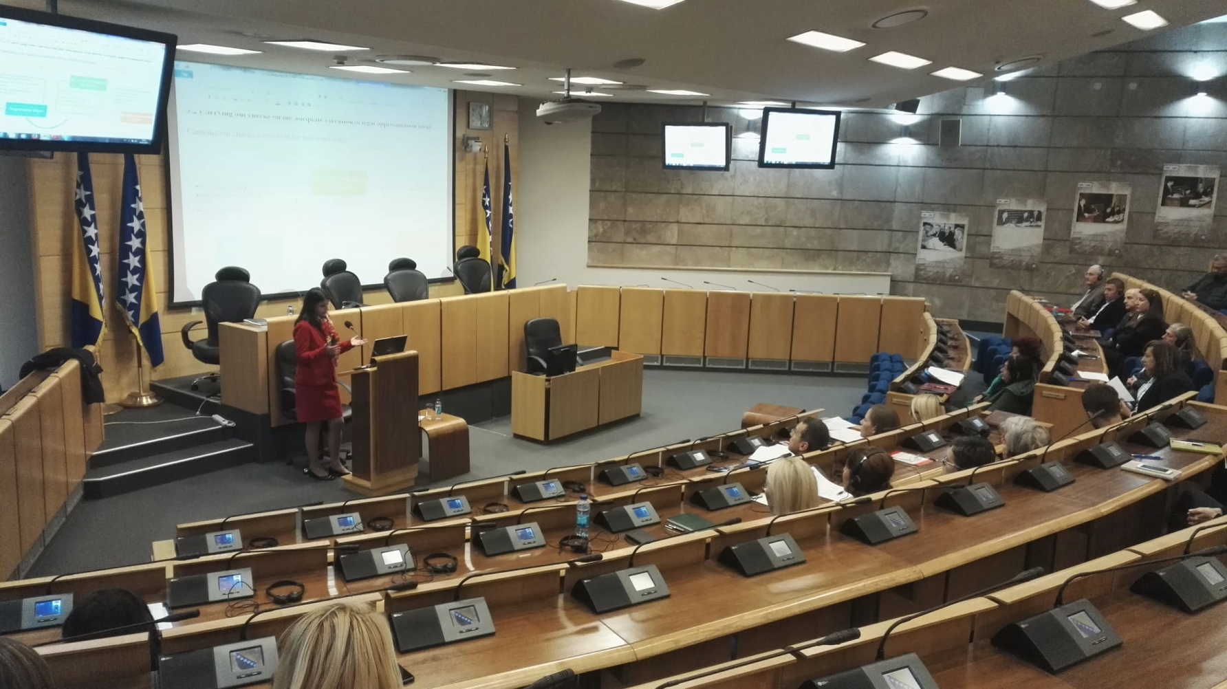 The Twinning Project facilitated coaching and on-the-job training events for all four BiH Parliaments staff